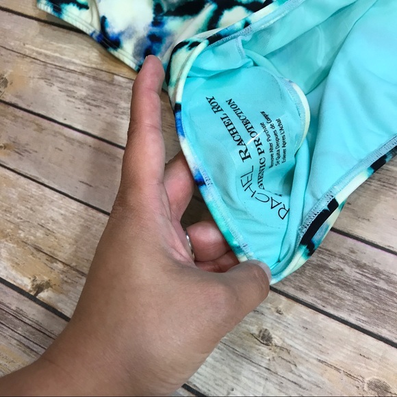 RACHEL Rachel Roy Grid Tie Dye One Piece Swimsuit - Picture 2 of 5
